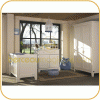 Lit b�b� � barreaux (60 x 120) Country old white   de la collection Country old white