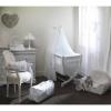 Parure de lit drap + taie d'oreiller Emma blanc (120 x 180 cm)  par Nougatine