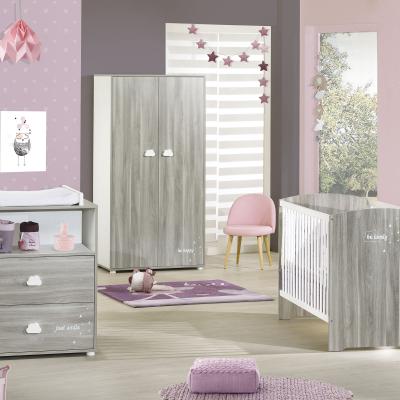 Lit Bebe Combine Evolutif Smile Chene Silex 60 X 1