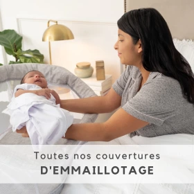 Couverture d'emmaillotage bébé