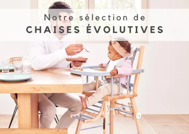 Chaise haute evolutive