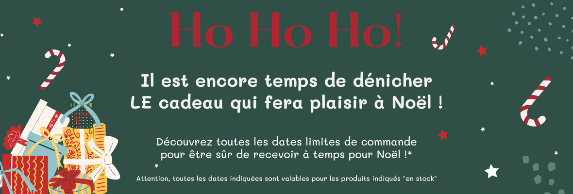 Voici la date limite pour commander et être livré avant Noël !