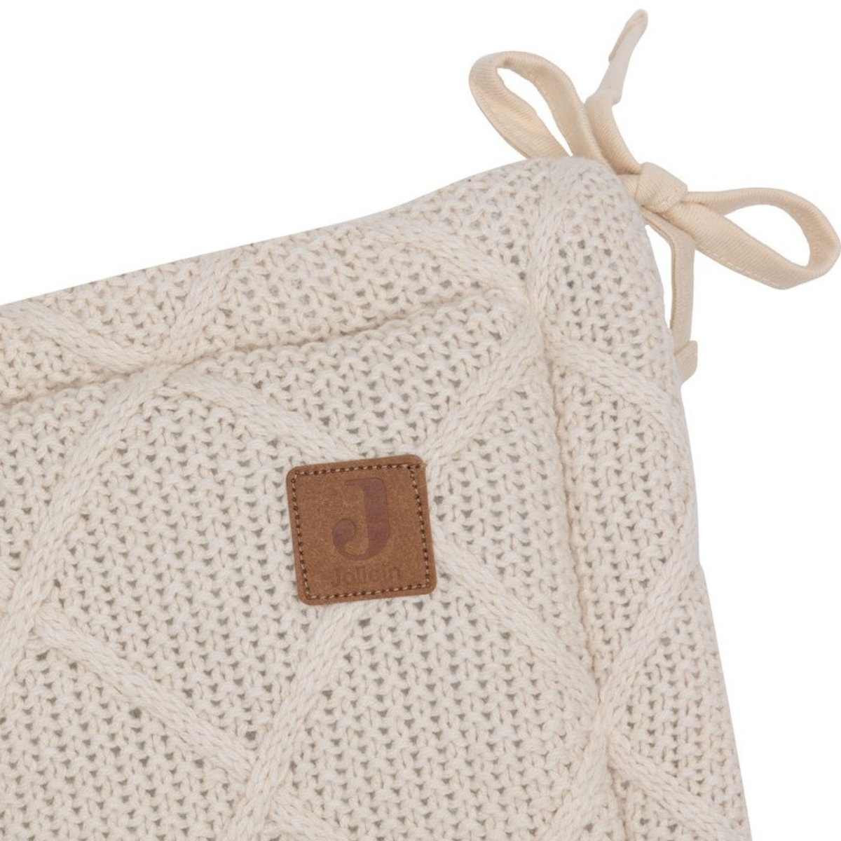 Tour de lit Cosy Knit Oatmeal (pour lits 60 x 120 ou 70 x 140 cm) (Jollein) - Image 7