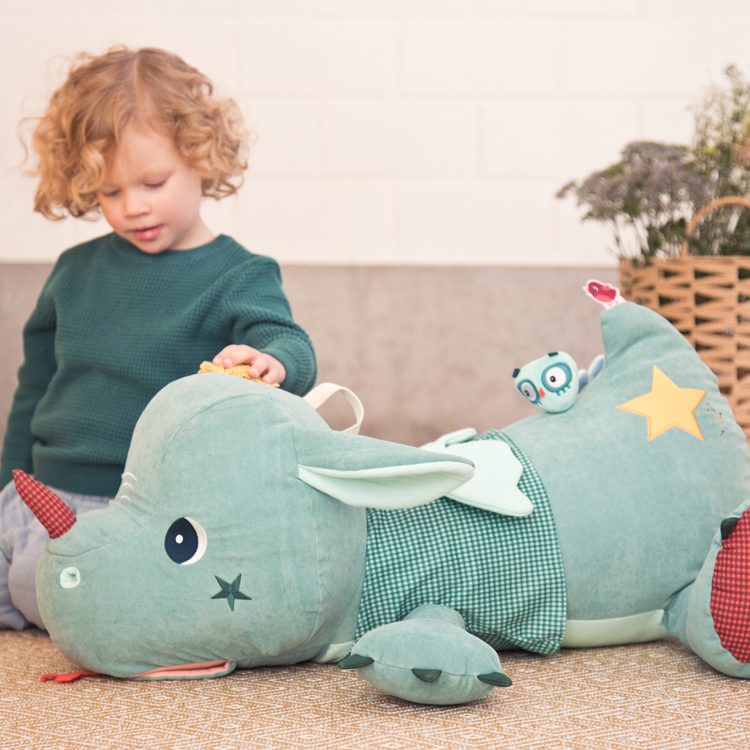 Lilliputiens - Peluche géante range secrets Joe (75 cm)