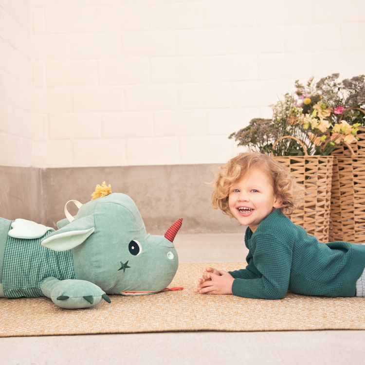 Peluche géante range secrets Joe (75 cm) (Lilliputiens) - Image 2