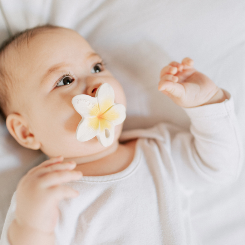 Mini jouet de dentition Hawaii the flower (Oli & Carol) - Image 2