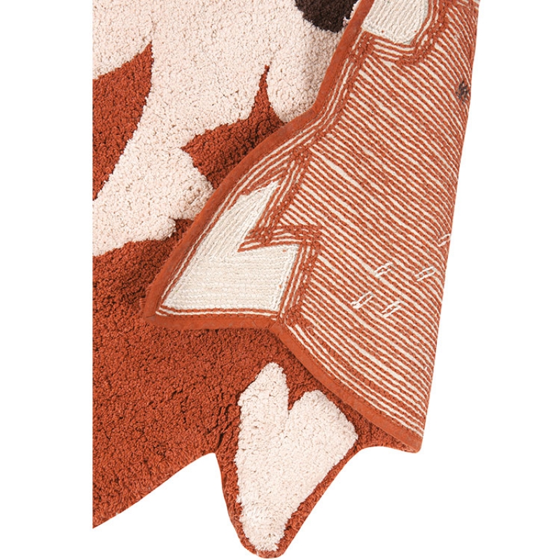 Tapis lavable loup Little Wolf (70 x 110 cm) (Nattiot) - Image 4
