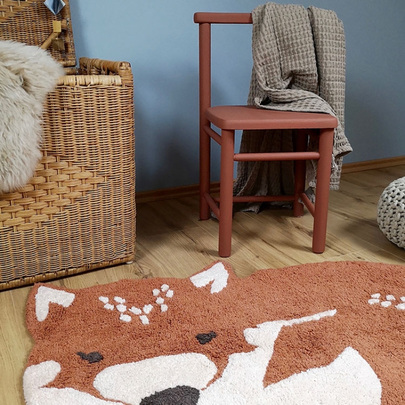 Tapis lavable loup Little Wolf (70 x 110 cm) (Nattiot) - Image 4