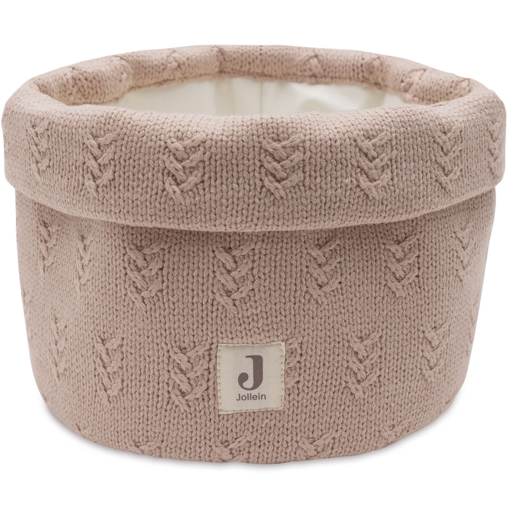 Panier de rangement Grain knit Wild Rose (14 x 18 cm) (Jollein) - Image 1