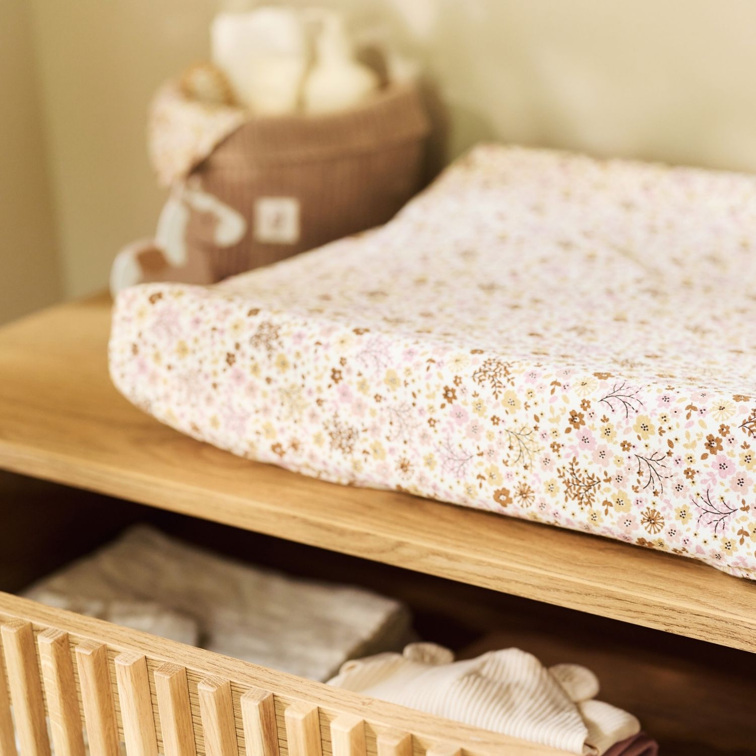 Housse matelas à langer en jersey Flower Fairies (50 x 70 cm) (Jollein) - Image 1