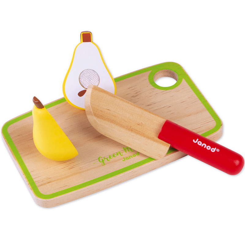 Maxi set de fruits et légumes en bois à découper (Janod) - Image 8