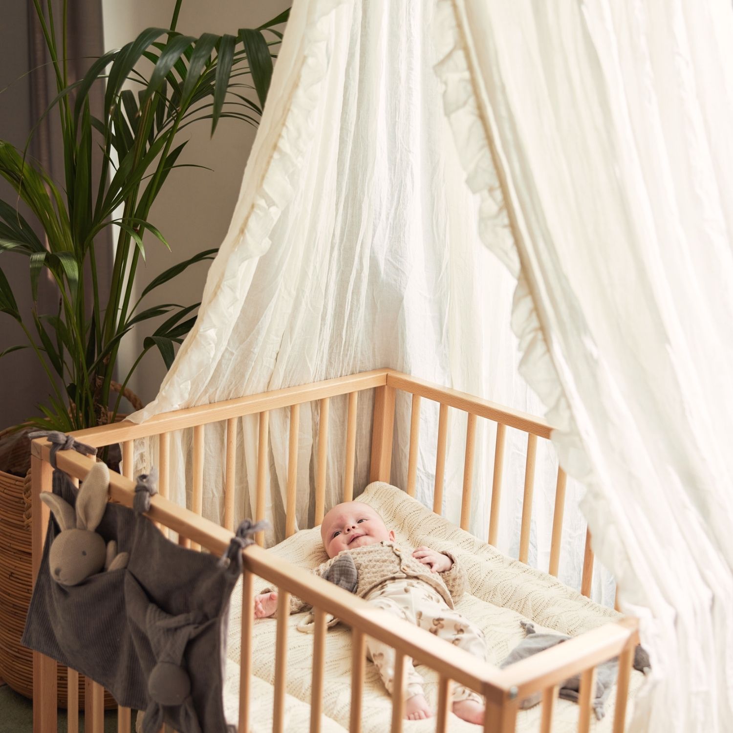 Ciel de lit ivory (245 cm) (Jollein) - Image 3