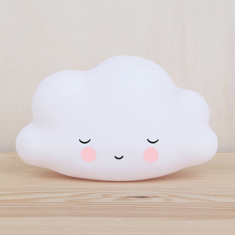 Petite veilleuse nuage blanc endormi (16 cm) (A Little Lovely Company) - Image 2