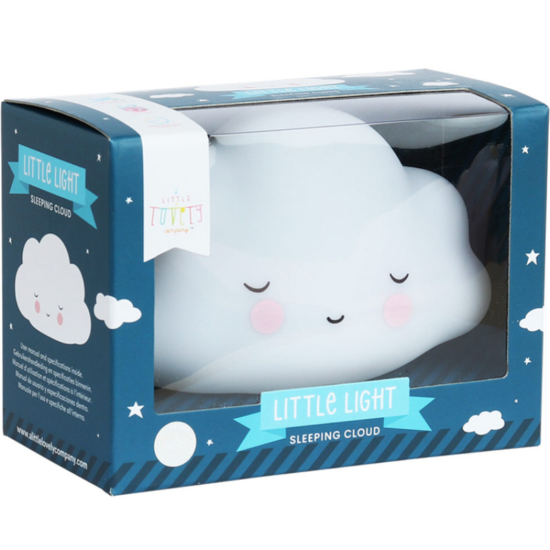 Petite veilleuse nuage blanc endormi (16 cm) (A Little Lovely Company) - Image 7