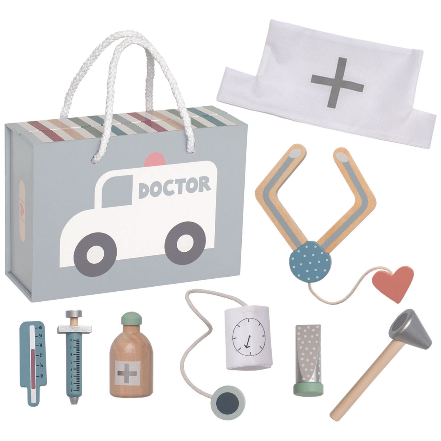 Malette de docteur grise