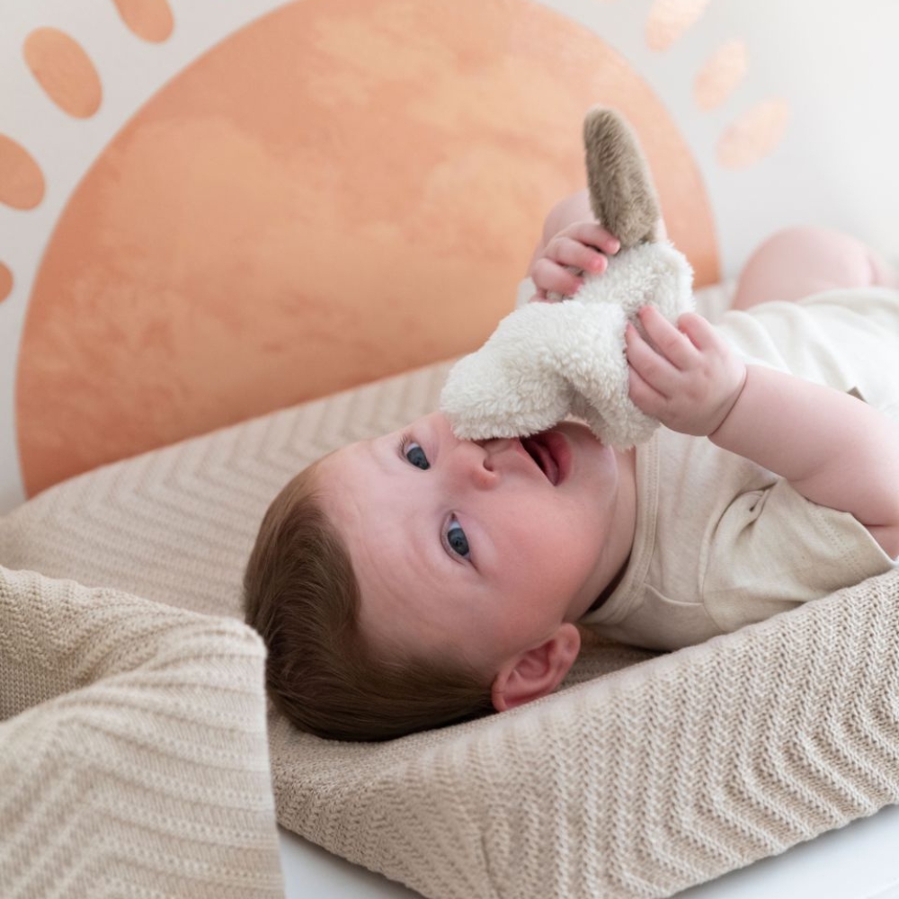 Attache tétine pomme Cozy Warm linen (Baby's Only) - Image 1