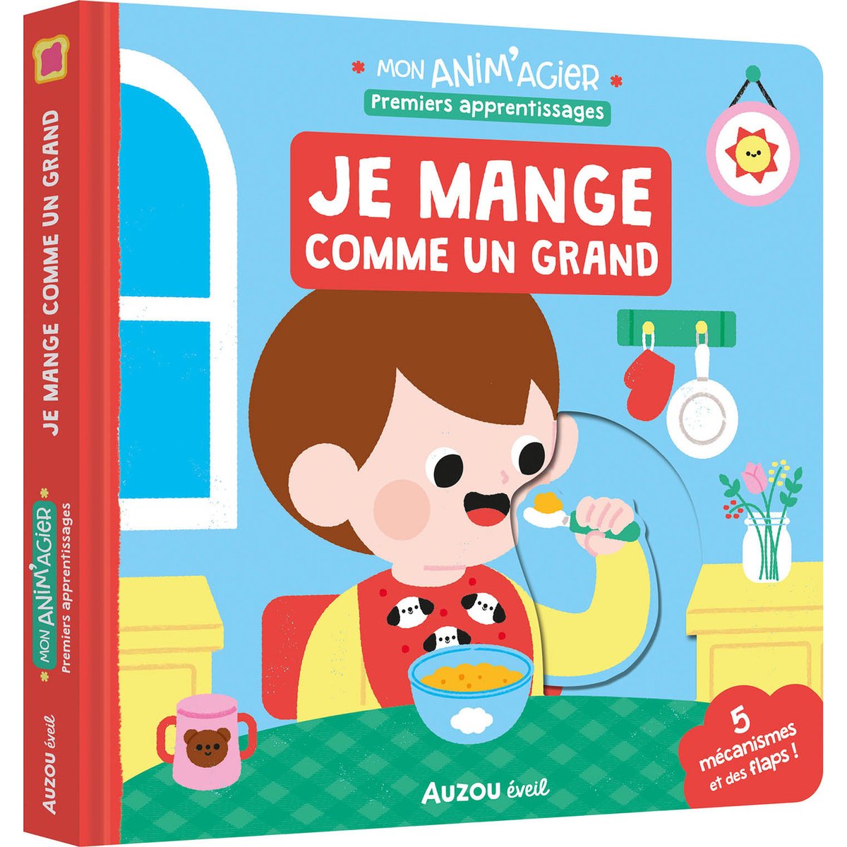 Livre Mon anim'agier Premiers apprentissages - Je mange comme un grand
