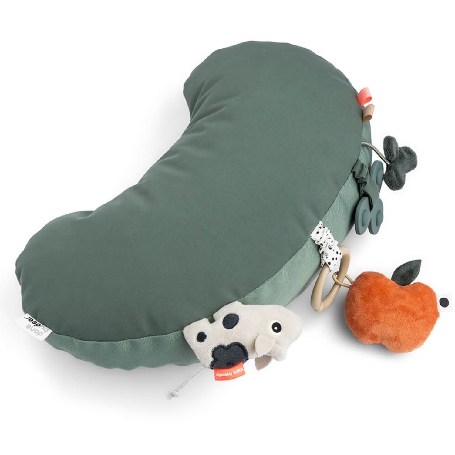 Coussin d'éveil Tummy time Tiny farm Vert (Done by deer) - Image 3