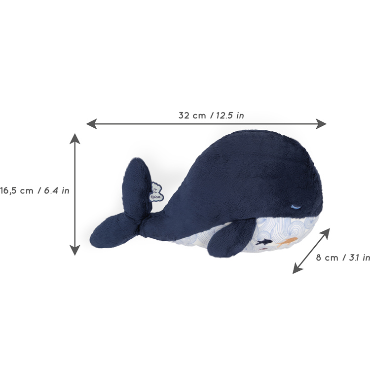 Peluche bouillotte bien-être baleine Petit calme (17 cm) (Kaloo) - Image 8
