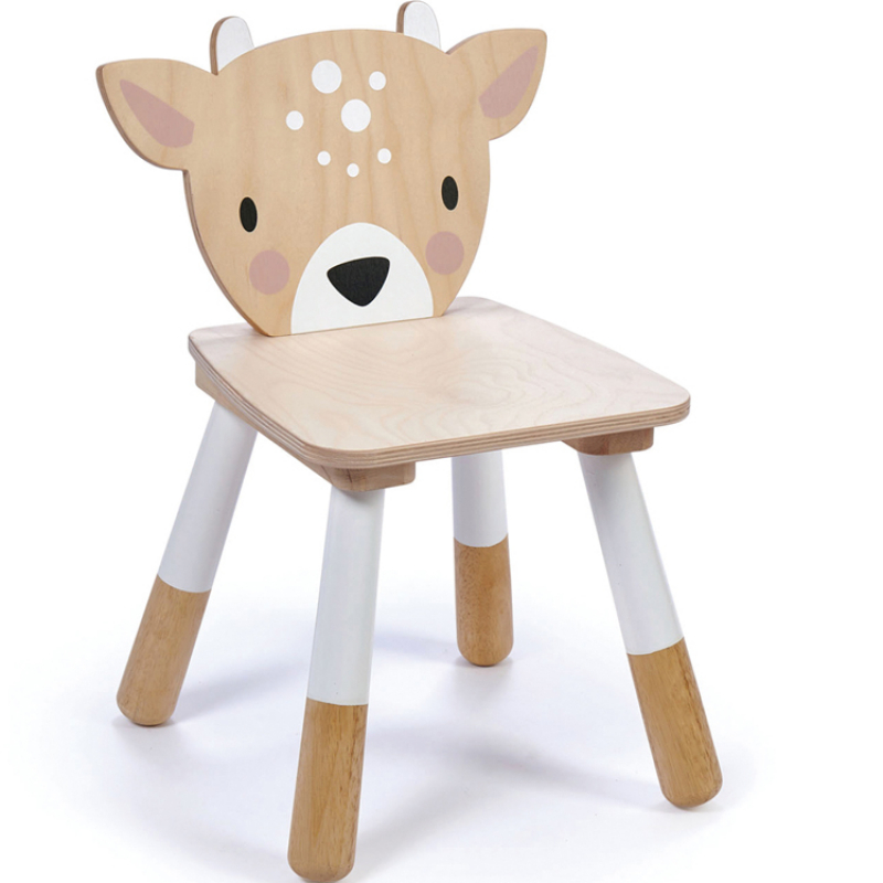 Chaise enfant cerf en bois (Tender Leaf) - Image 1