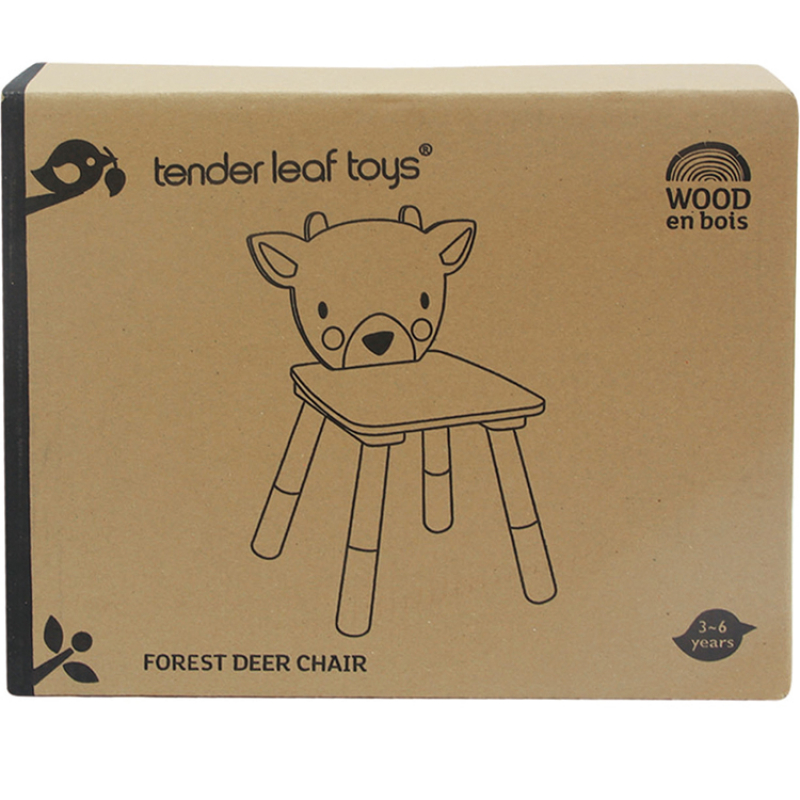 Chaise enfant cerf en bois (Tender Leaf) - Image 5