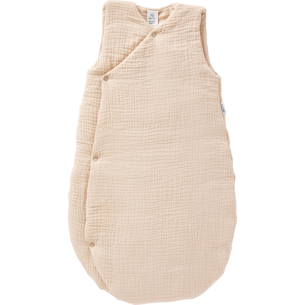 BB & Co - Gigoteuse chaude TOG 3,3 Kimono double gaze biscuit (0-6 mois)