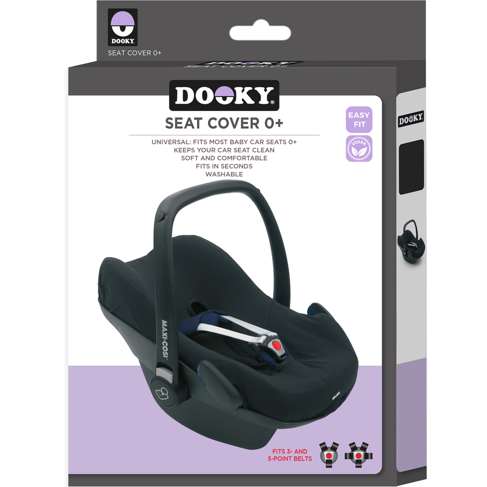 Housse pour siège auto noir (groupe 0+) (Dooky) - Image 3