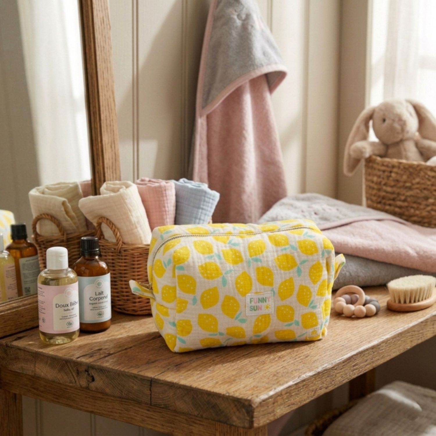 Sauthon - Trousse de toilette Citron Pop