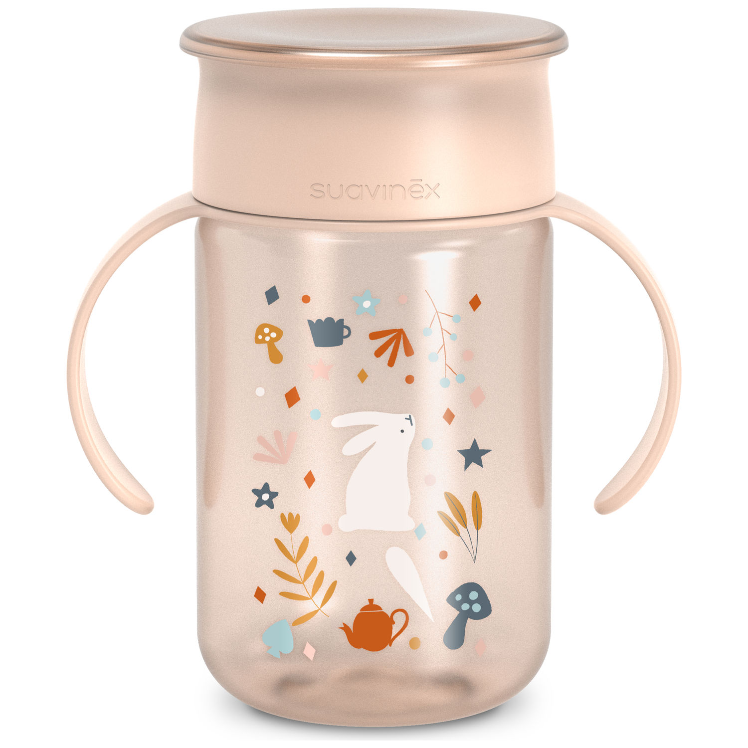 Tasse d'apprentissage 360° Wonderland Rose (340Ml)