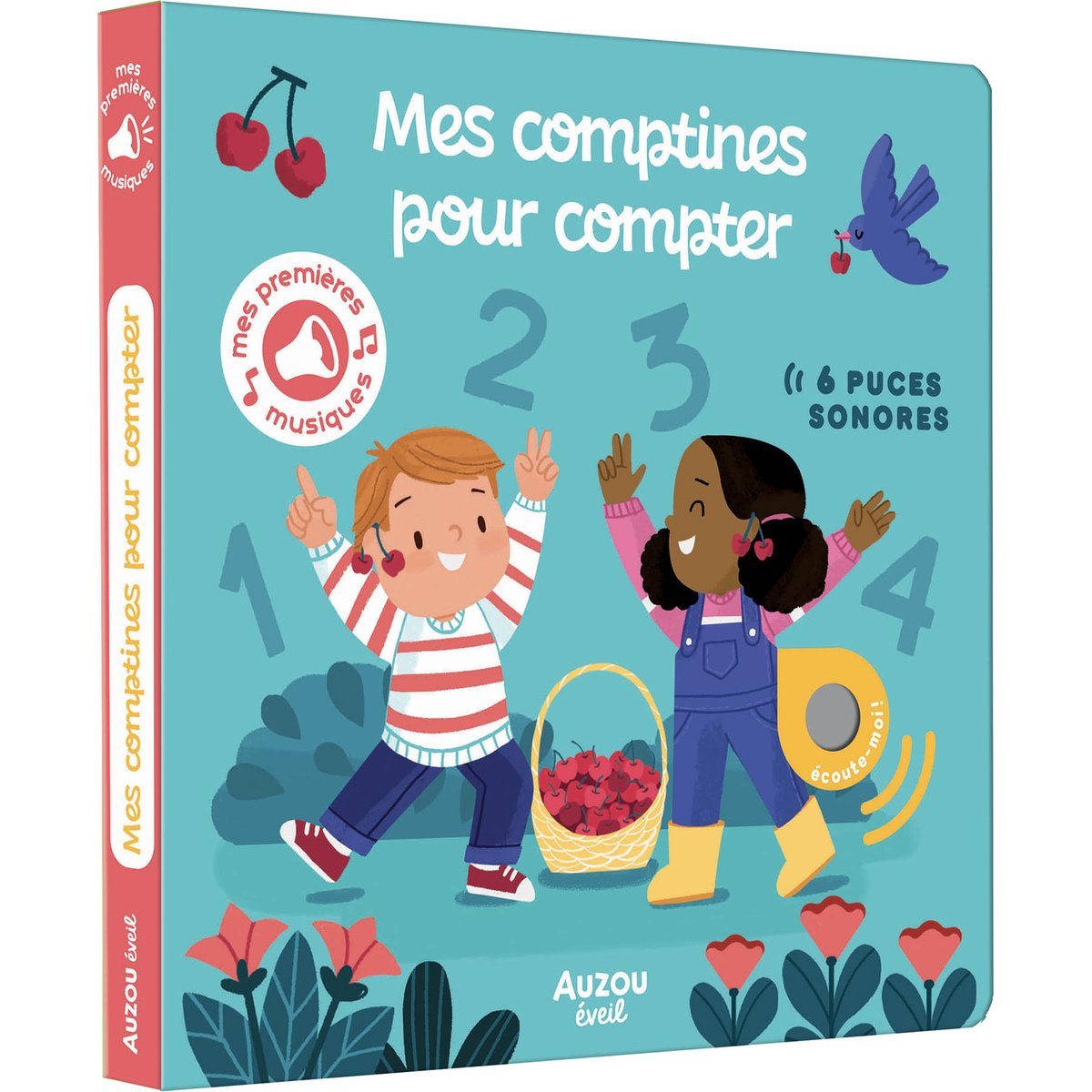 Auzou Editions - Livre Mes comptines pour compter Mes premiers sonores