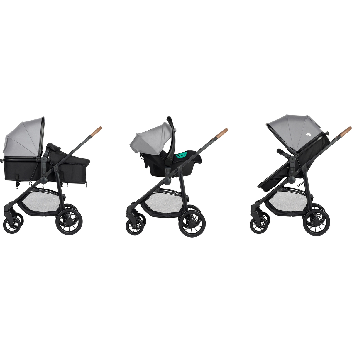 Poussette 3 en 1 Haze Trio Tinted Gray (Bébé Confort) - Image 1