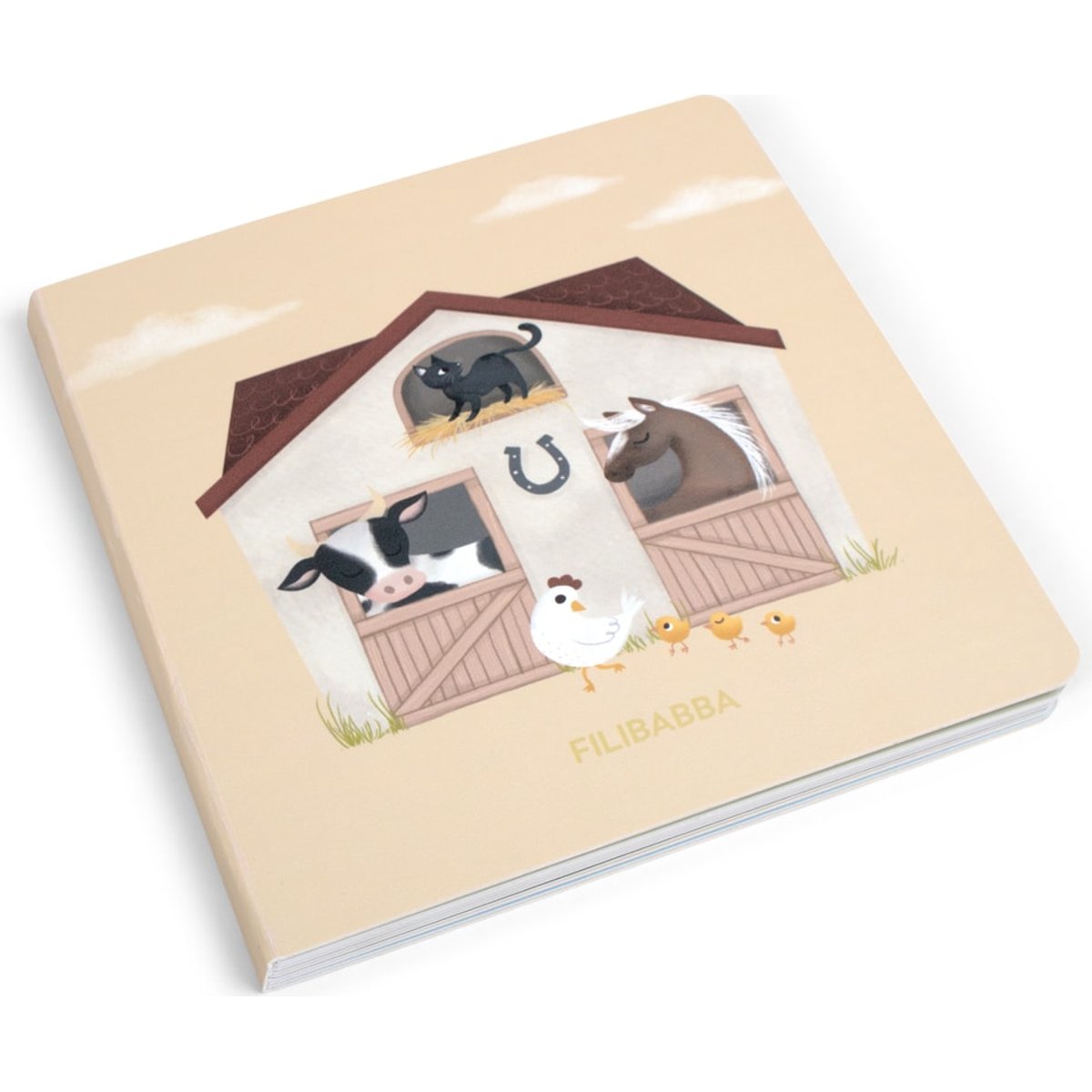 Filibabba - Livre bébé A la ferme