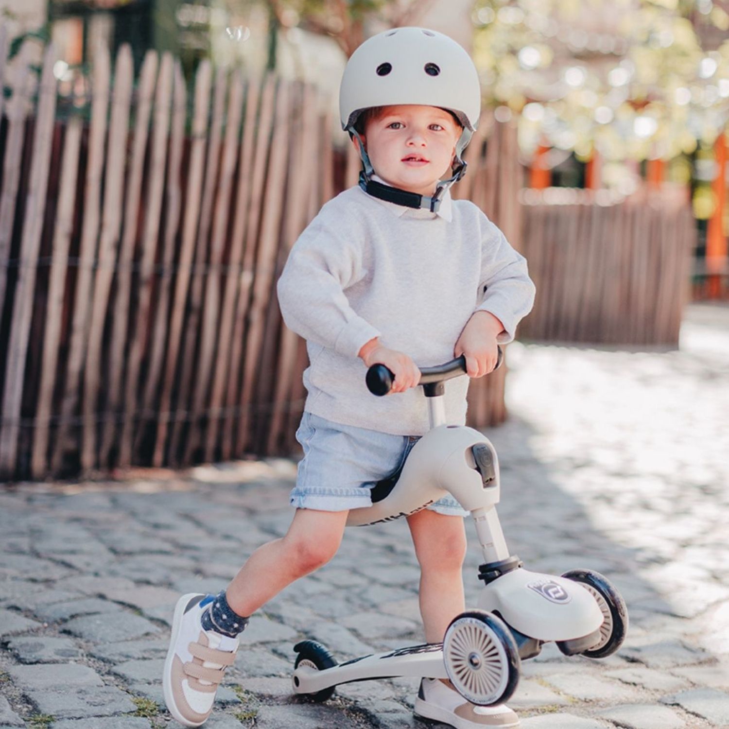 Porteur évolutif en trottinette Highwaykick 1 Ash (Scoot And Ride) - Image 3