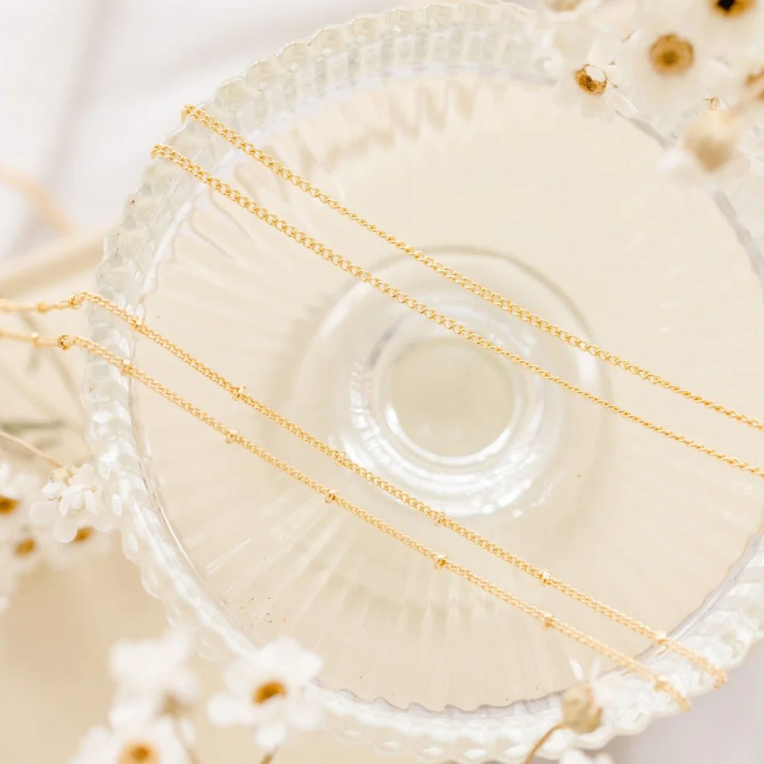 Bola de grossesse Gri-Gri Trèfle chaîne (or jaune 18 carats) (Pleine Lune) - Image 3