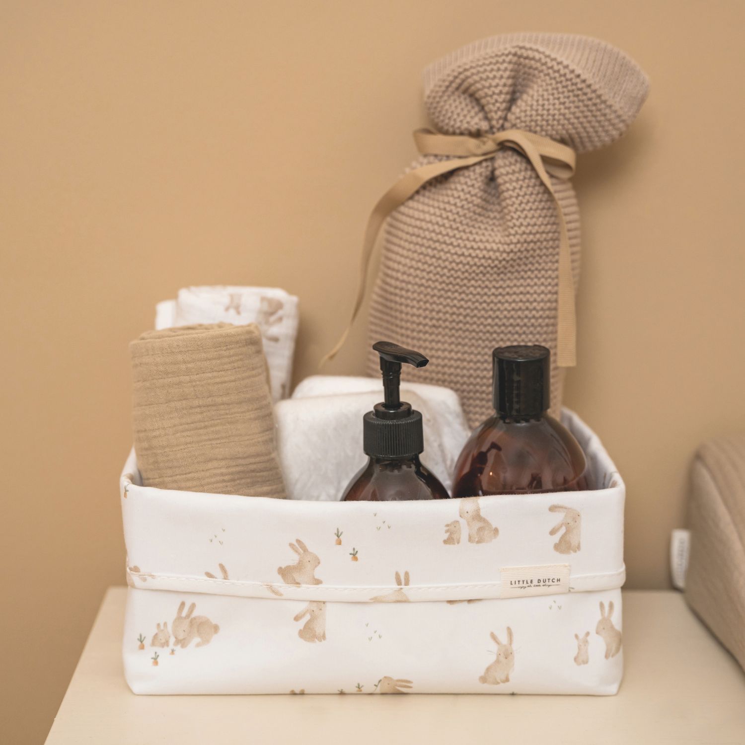 Little Dutch - Panier de toilette Baby Bunny (25 x 15 cm)