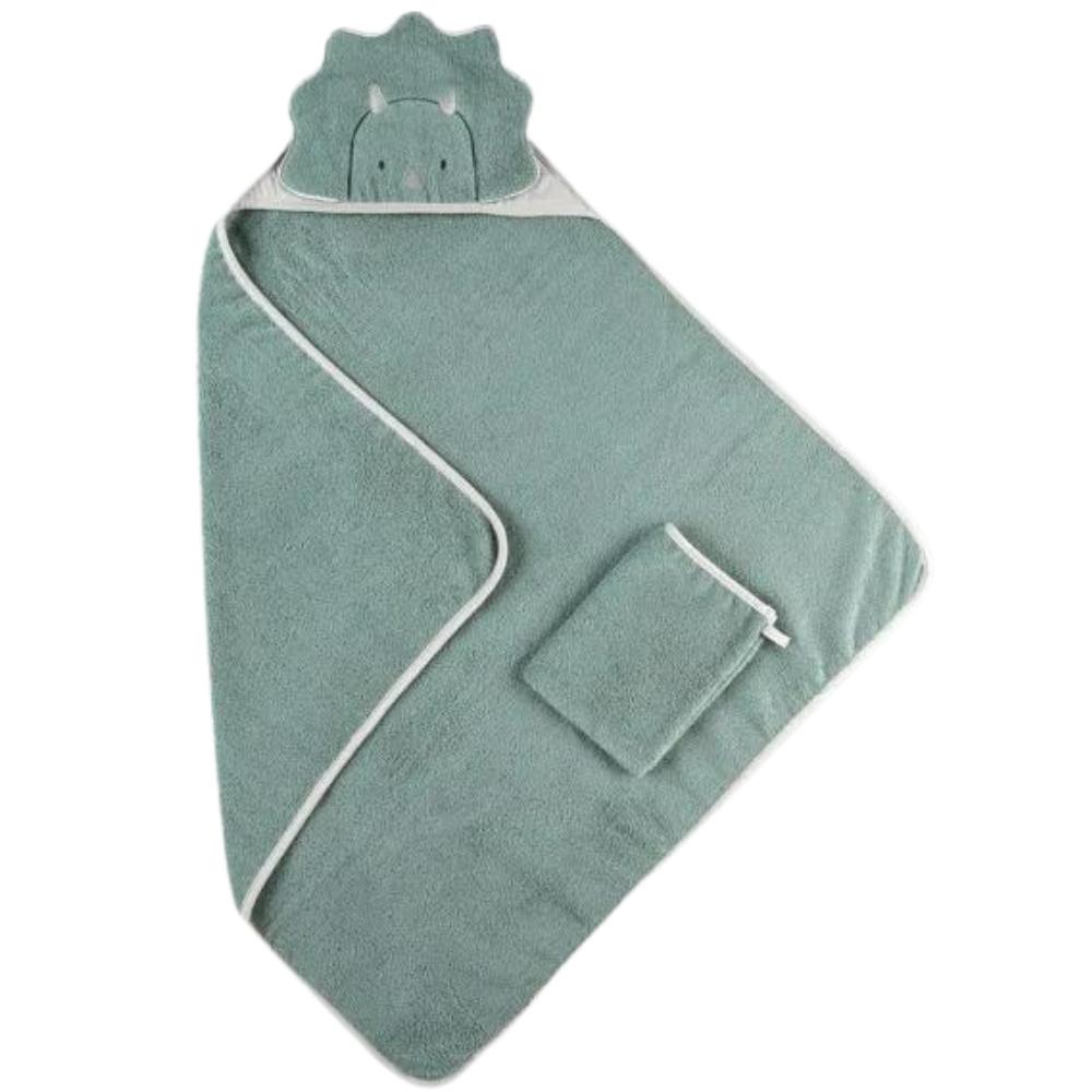 Cape de bain + gant Ops (75 x 75 cm) (Noukie's) - Image 2