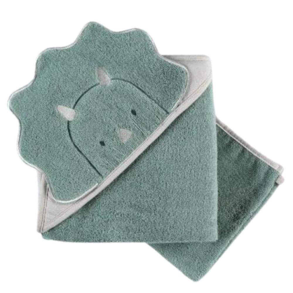 Cape de bain + gant Ops (75 x 75 cm) (Noukie's) - Image 3