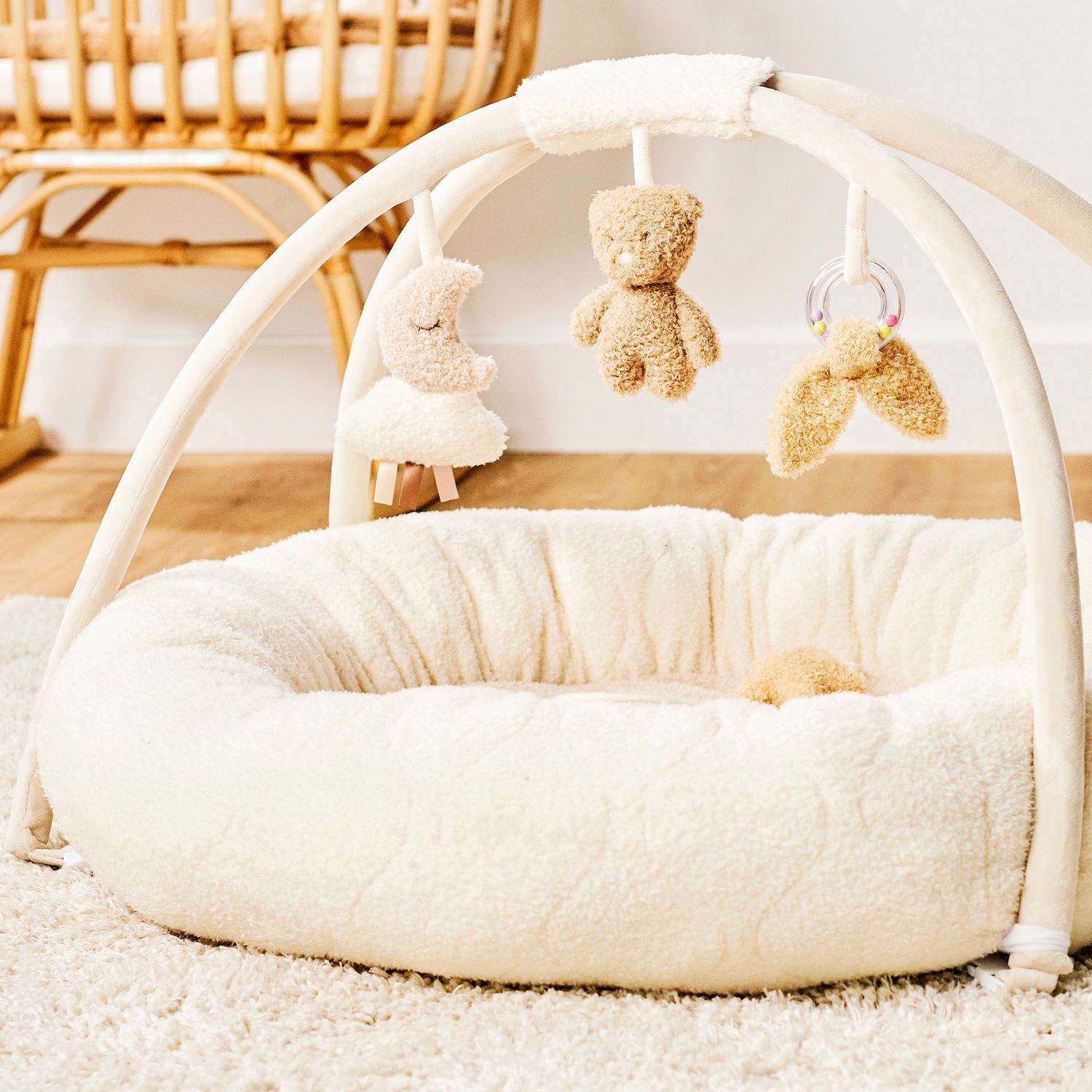 Tapis d'éveil avec arches Teddy (90 cm) (Nattou) - Image 2