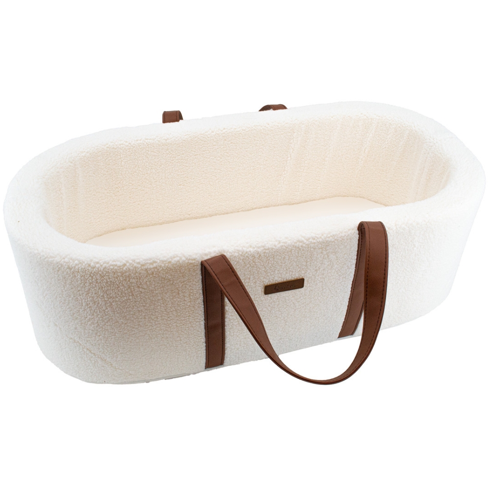 Couffin en sherpa Boubou (40 x 80 cm) (Domiva) - Image 1
