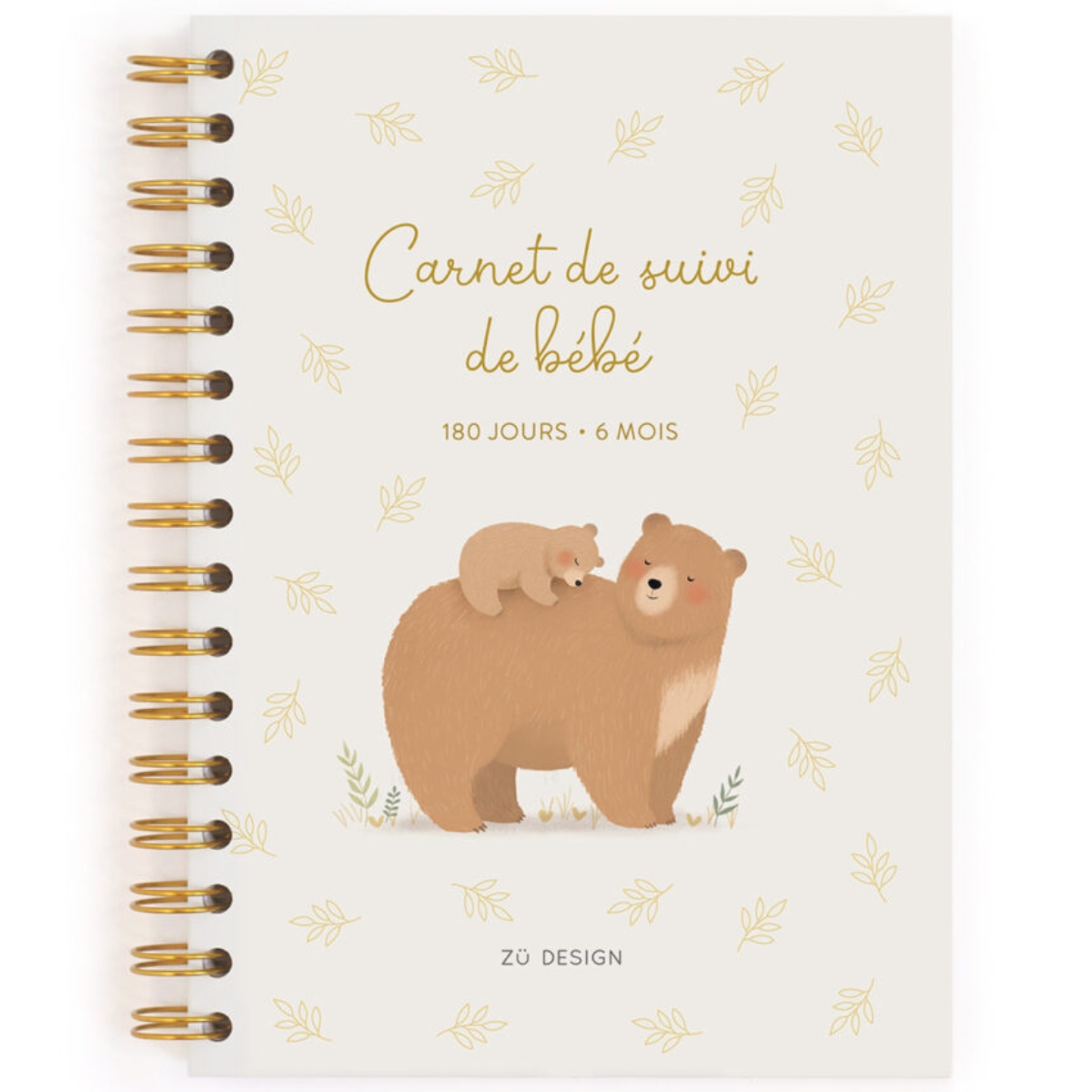 Zü - Carnet de suivi de bébé Ours (0-6 mois)