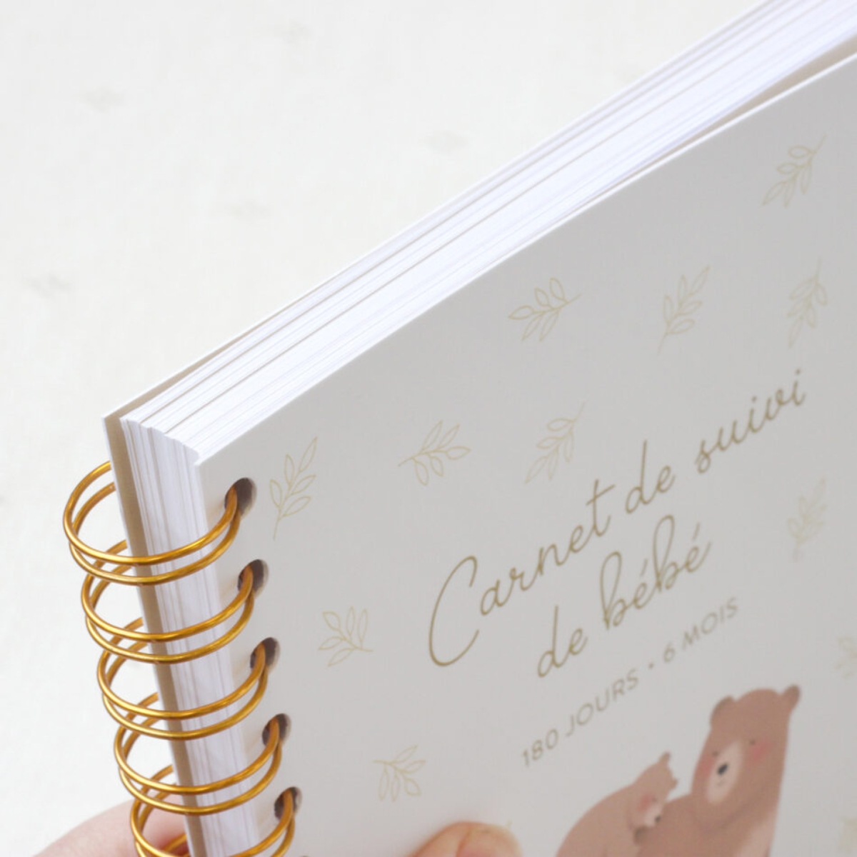 Carnet de suivi de bébé Ours (0-6 mois) (Zü) - Image 1