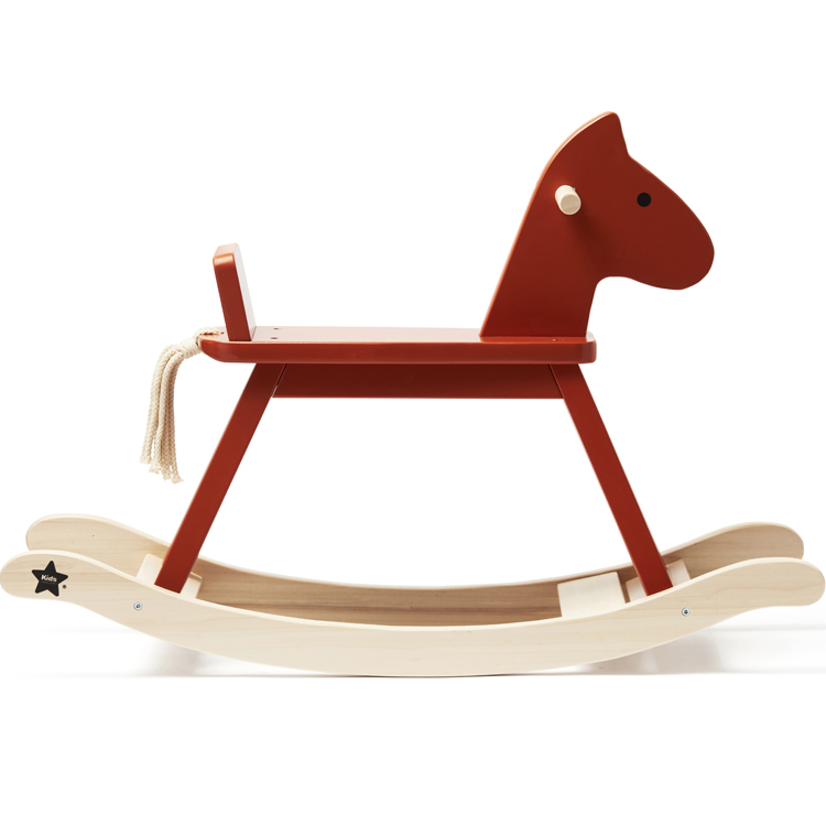 Cheval à bascule rouge orangé Carl Larsson (Kid's Concept) - Image 5