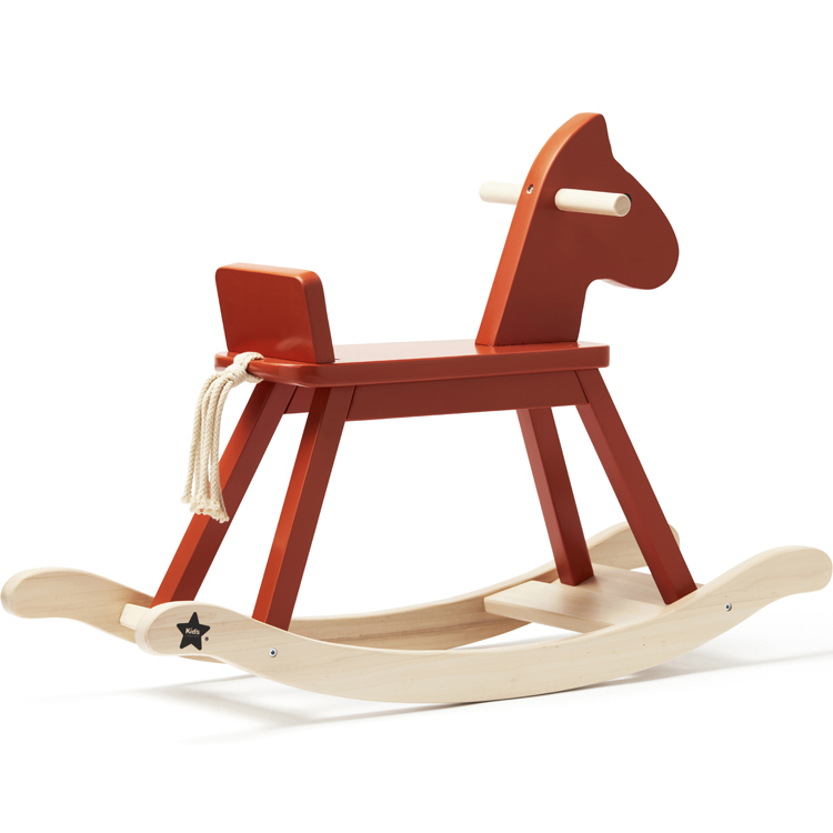 Cheval à bascule rouge orangé Carl Larsson (Kid's Concept) - Image 6