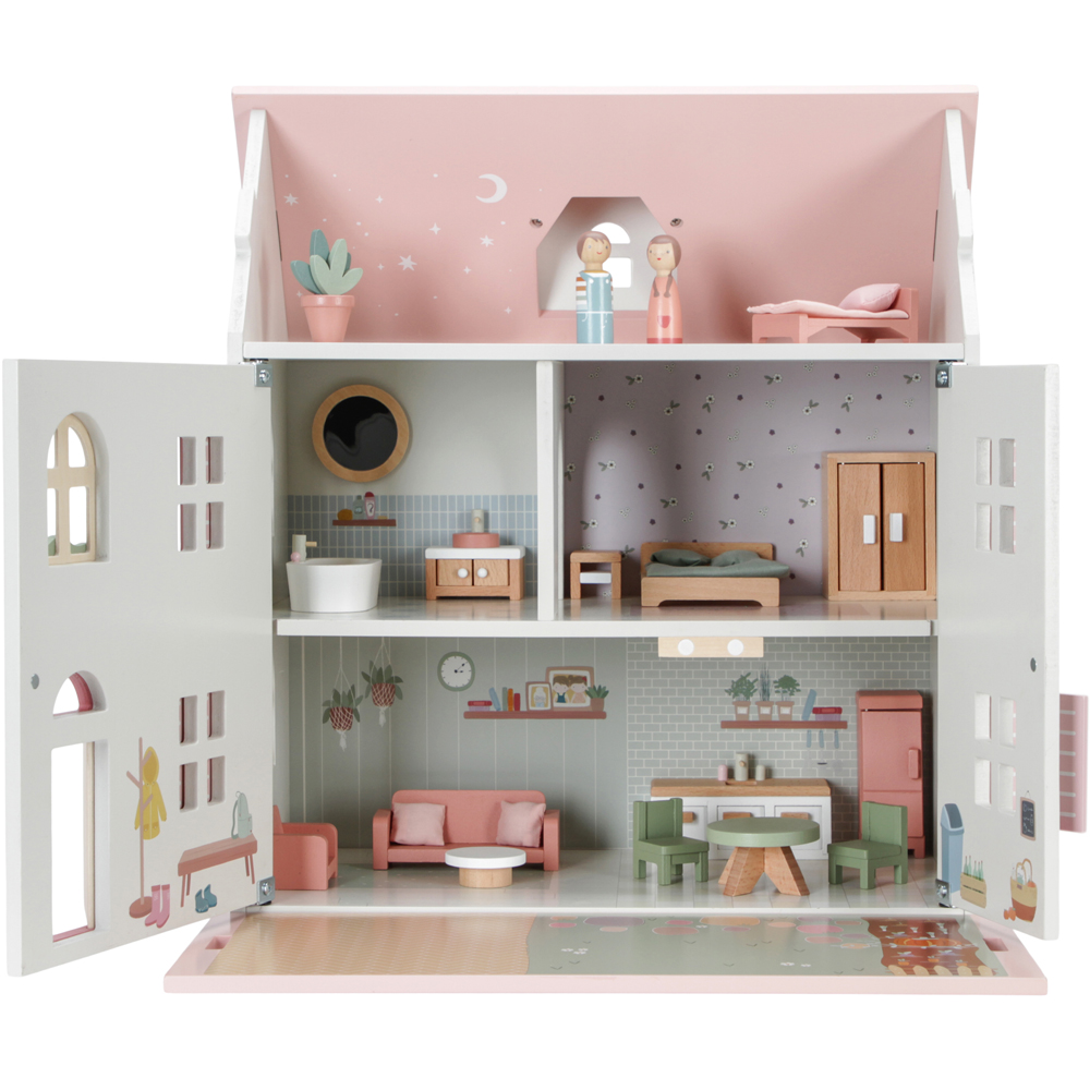 Maison de poupée moyenne en bois (Little Dutch) - Image 8