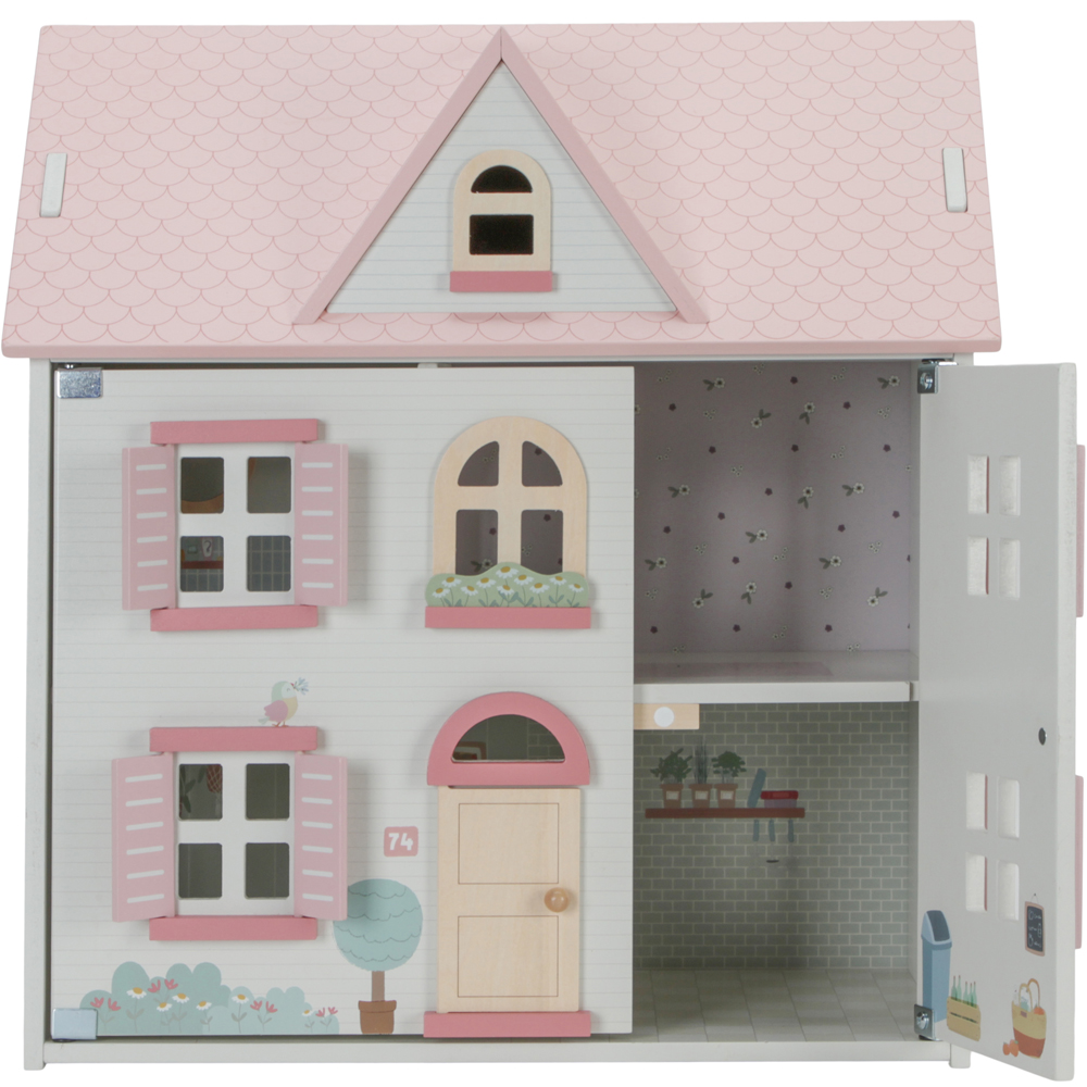 Maison de poupée moyenne en bois (Little Dutch) - Image 3