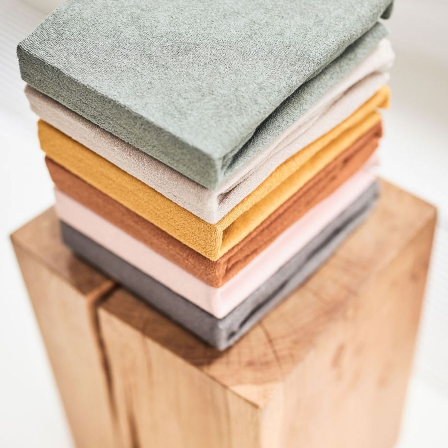 Housse de matelas à langer en éponge Ash Green (50 x 70 cm) (Jollein) - Image 1