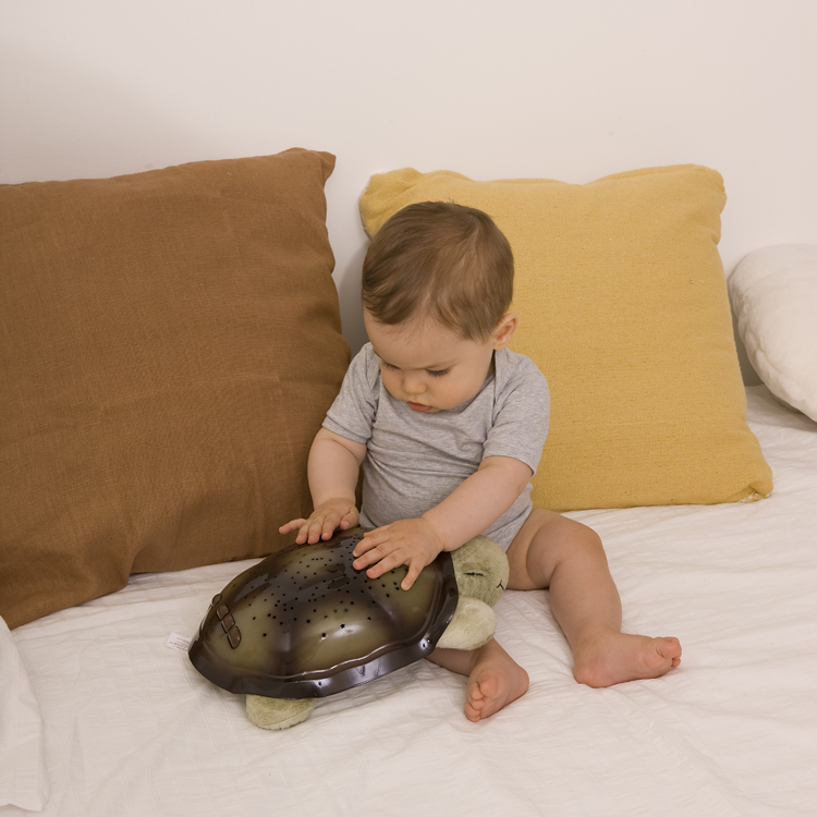 Veilleuse peluche Twilight Turtle Classic Moka (Cloud B) - Image 1