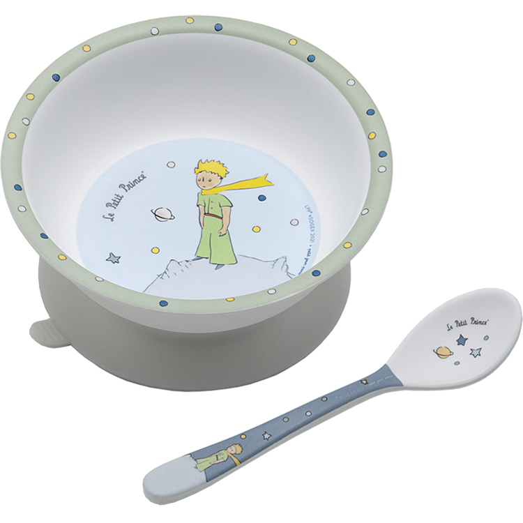 Bol à ventouse + cuillère Le Petit Prince