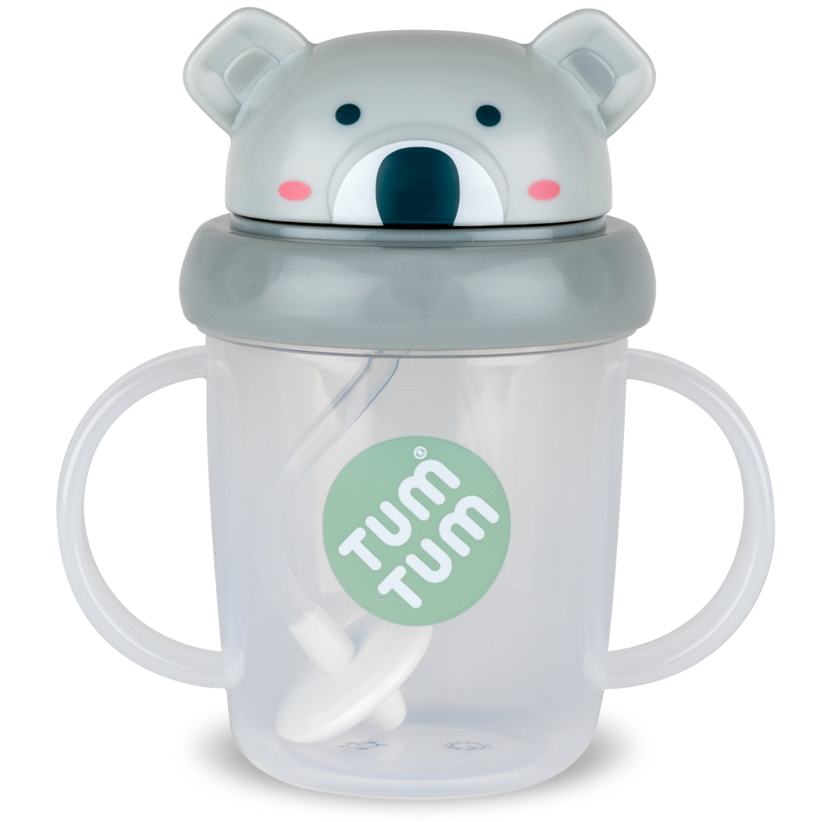 Tum Tum - Tasse antifuite avec paille lestée Koala (200 ml)