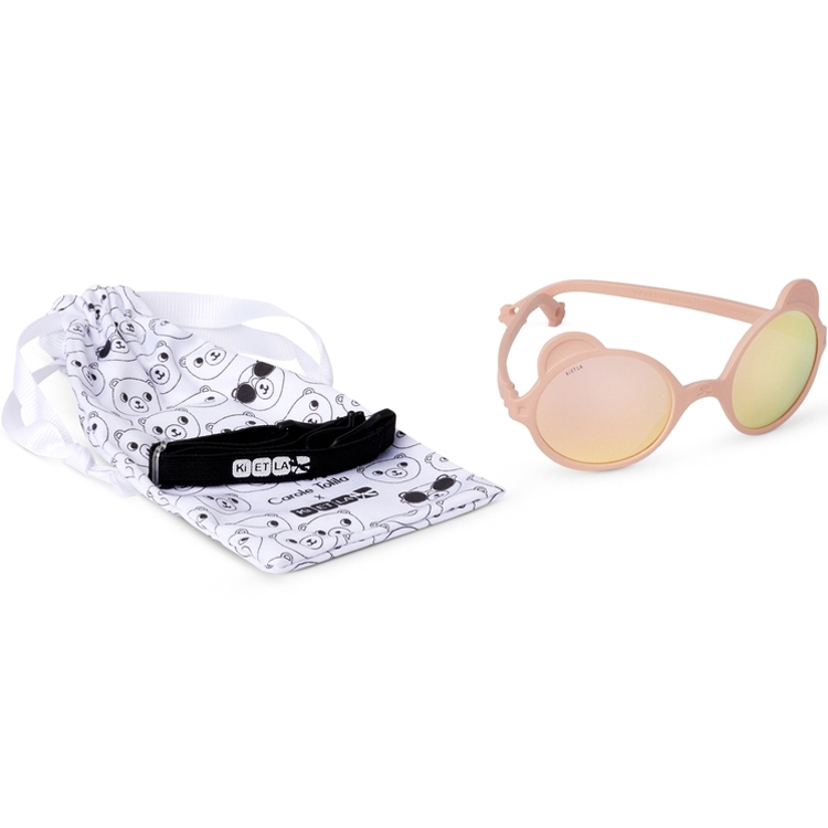 Lunettes de soleil Ourson Rose pêche (12-24 mois) (KI et LA) - Image 3